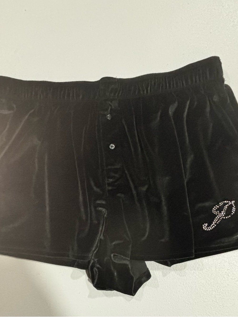 PINK Victoria's Secret Black Sleepwear Top